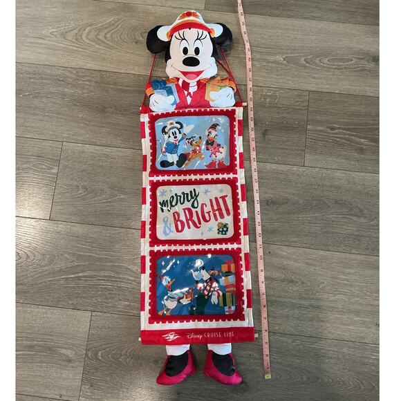 Disney Other - Disney Cruise Line Door Decor Hanger Christmas Minnie Fab Fish Extender Holiday